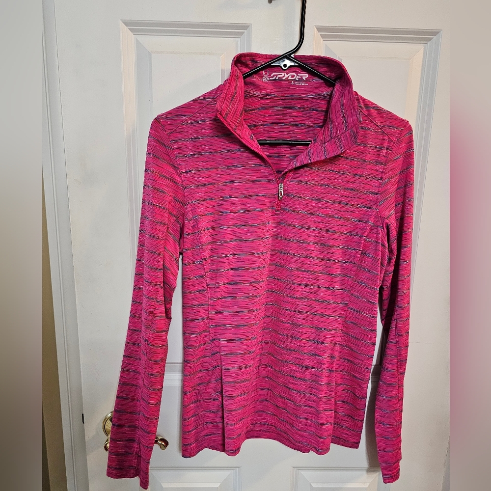 Spyder Striped Performance 1/4 Zip